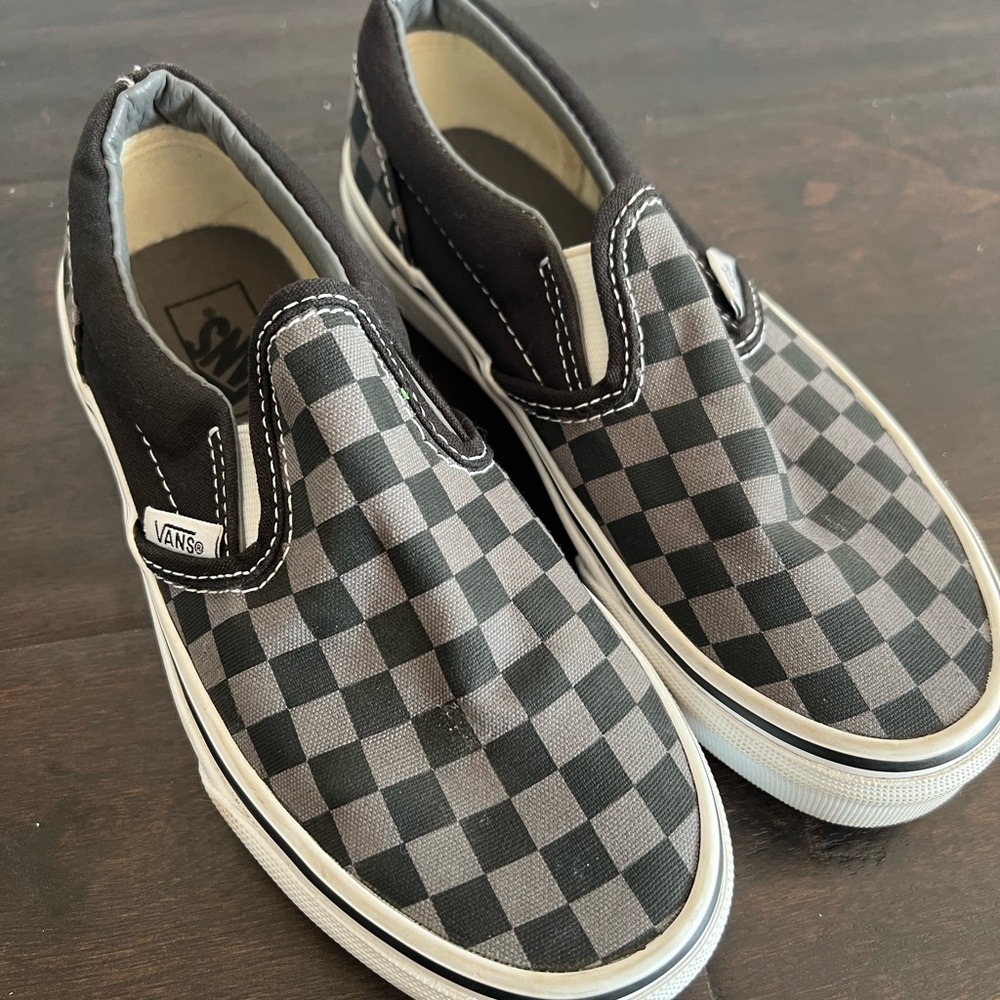 Kids Vans Checkered Slip-On Shoes - Picture 4 of 8